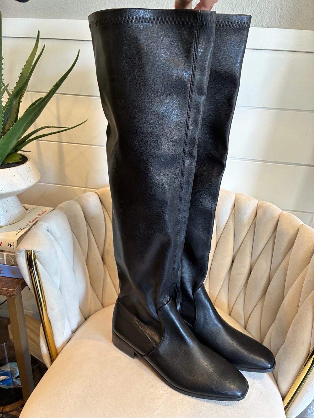 Classic Black Over-the-Knee Boots